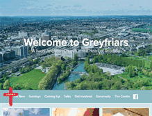 Tablet Screenshot of greyfriars.org.uk